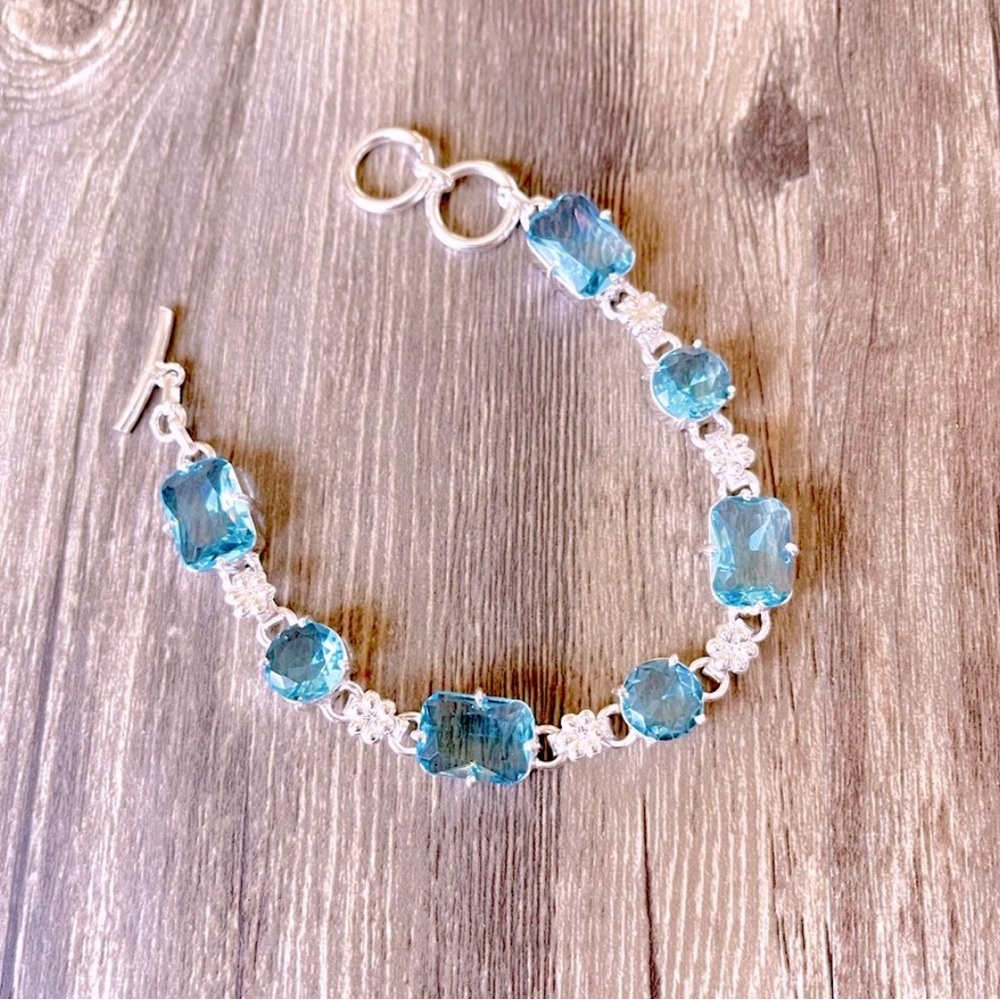 Blue Quartz Bracelet